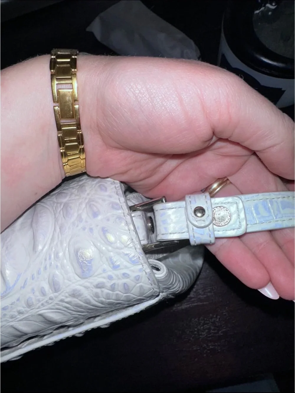 Brahmin Margo White Crossbody Bag - Picture 5 of 6